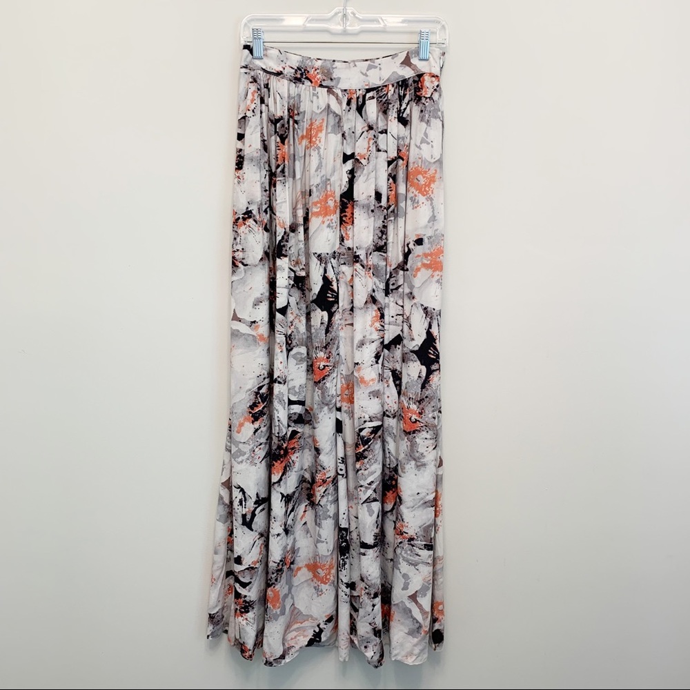 Sam & Lavi Floral Slit Front Maxi Skirt